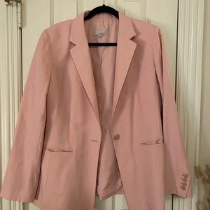 Loft Pink Casual Blazer size 12